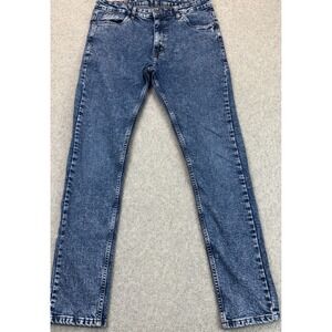 Vintage Springfield Mens Slim Straight Jeans Blue Denim 5-Pocket Classic 32